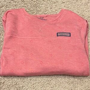 Vineyard Vines Kids Pink Star Sweatshirt
